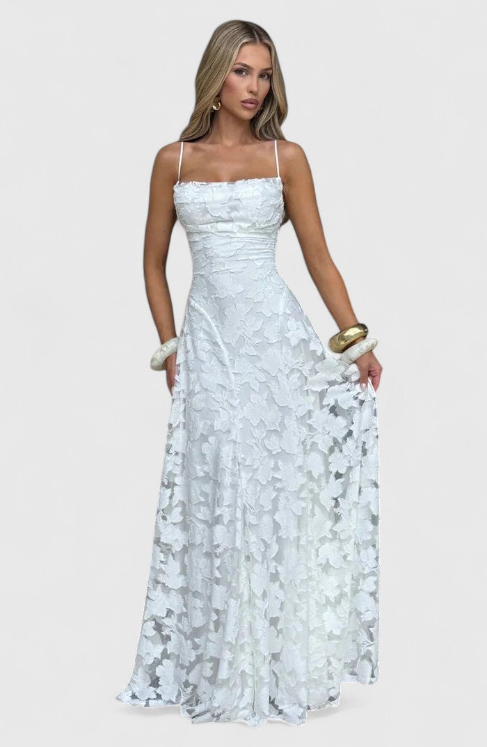 Gwenn | Elegant Pleated Maxi Dress