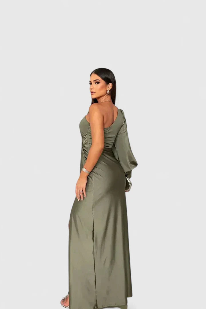 Saryxiah | Elegant Pleated Maxi Dress