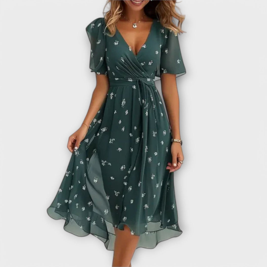 Clara | Elegant Minimalist Midi Dress