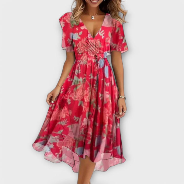 Clara | Elegant Minimalist Midi Dress